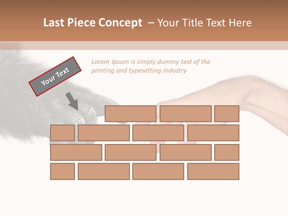 Hand Intelligent Mankind PowerPoint Template