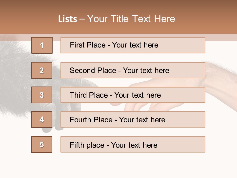 Hand Intelligent Mankind PowerPoint Template