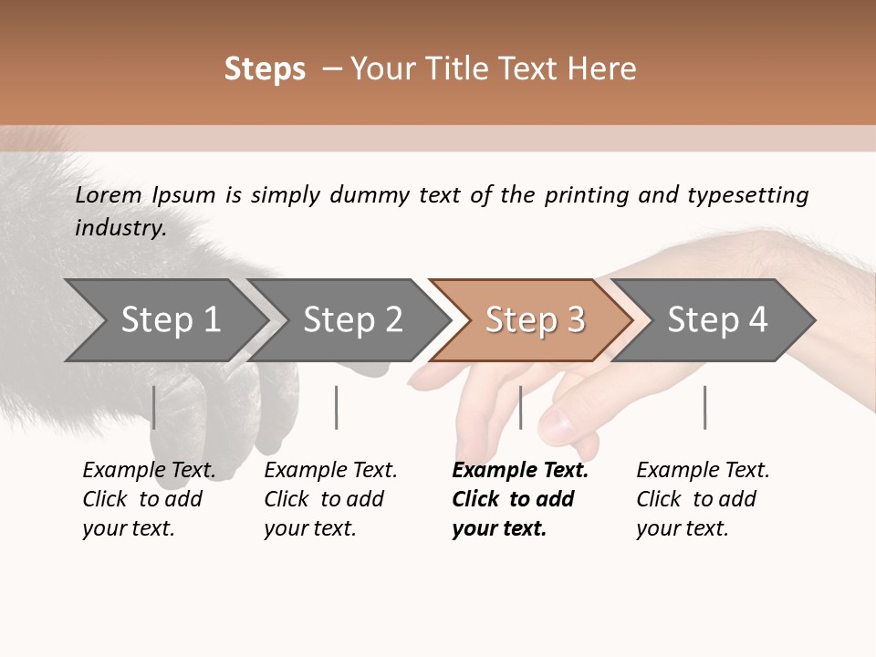 Hand Intelligent Mankind PowerPoint Template