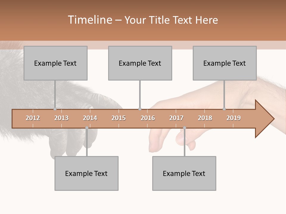Hand Intelligent Mankind PowerPoint Template