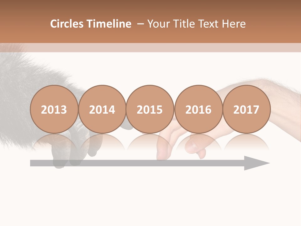 Hand Intelligent Mankind PowerPoint Template