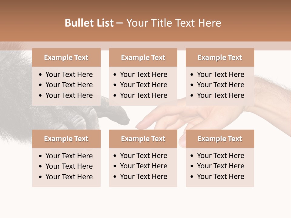 Hand Intelligent Mankind PowerPoint Template