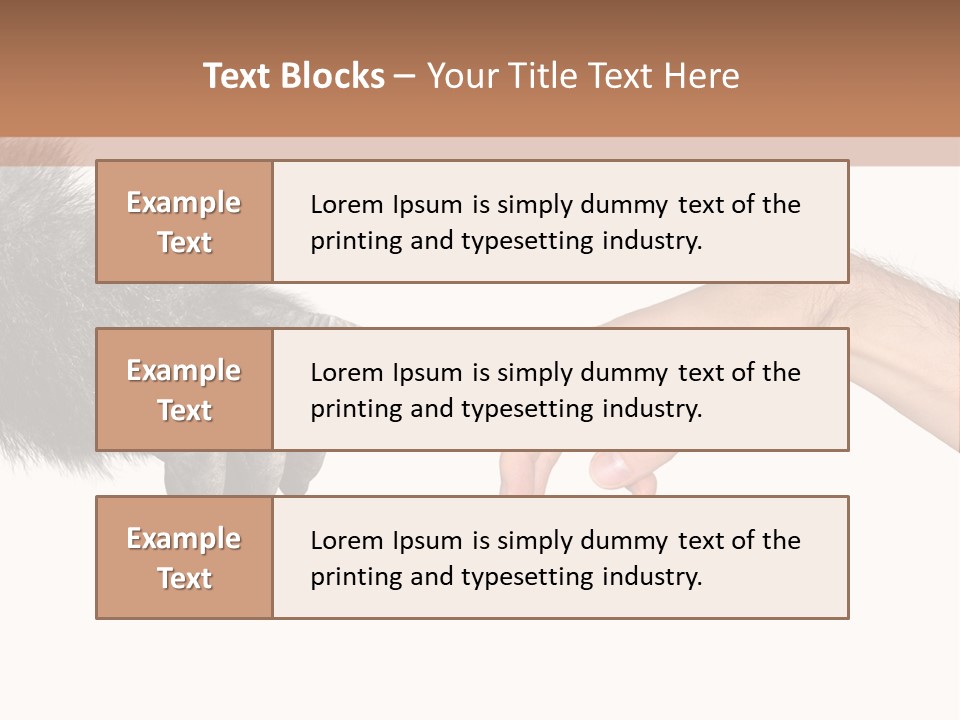 Hand Intelligent Mankind PowerPoint Template