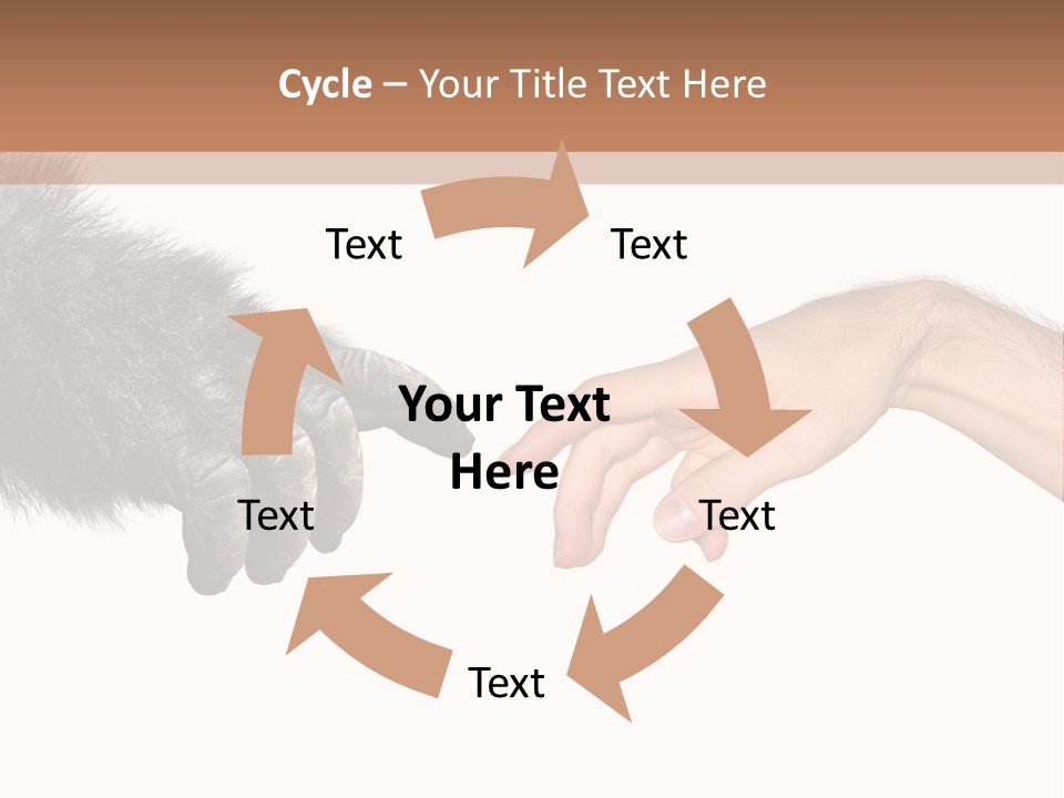 Hand Intelligent Mankind PowerPoint Template