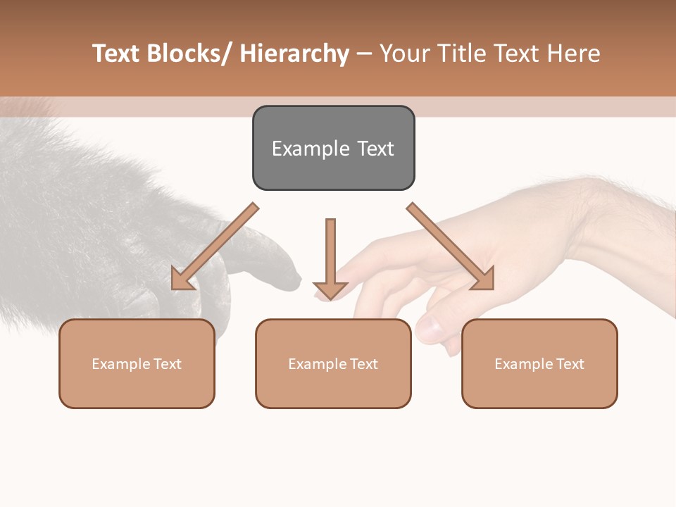 Hand Intelligent Mankind PowerPoint Template