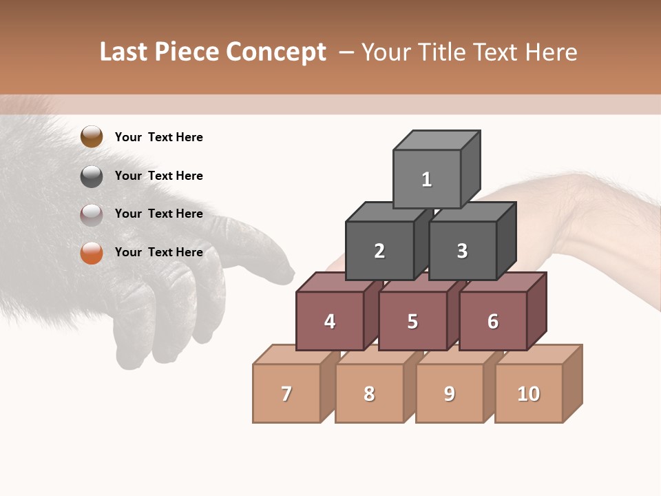 Hand Intelligent Mankind PowerPoint Template