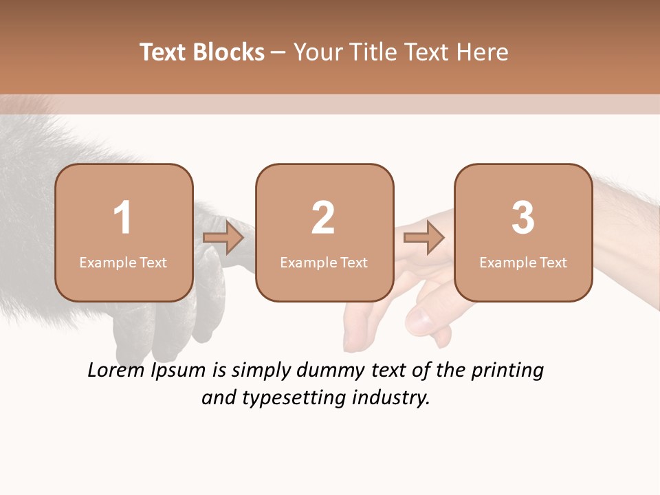 Hand Intelligent Mankind PowerPoint Template