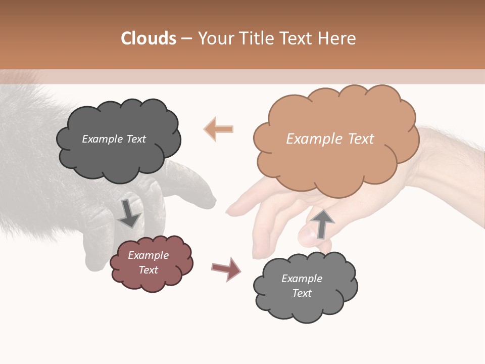 Hand Intelligent Mankind PowerPoint Template