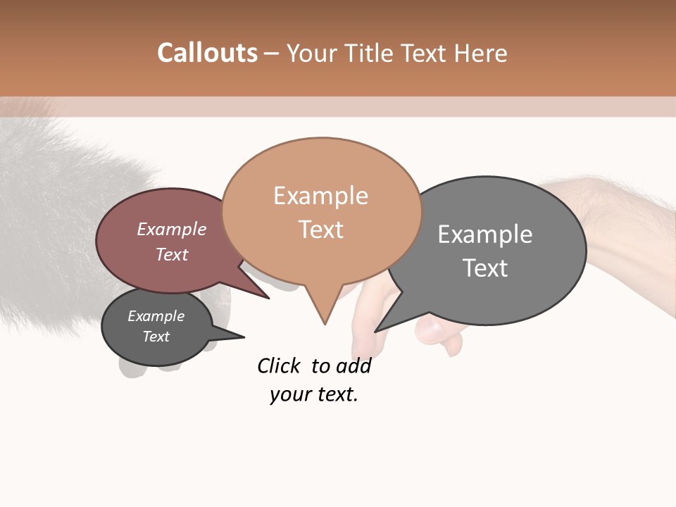 Hand Intelligent Mankind PowerPoint Template