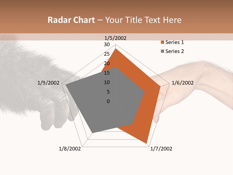 Hand Intelligent Mankind PowerPoint Template