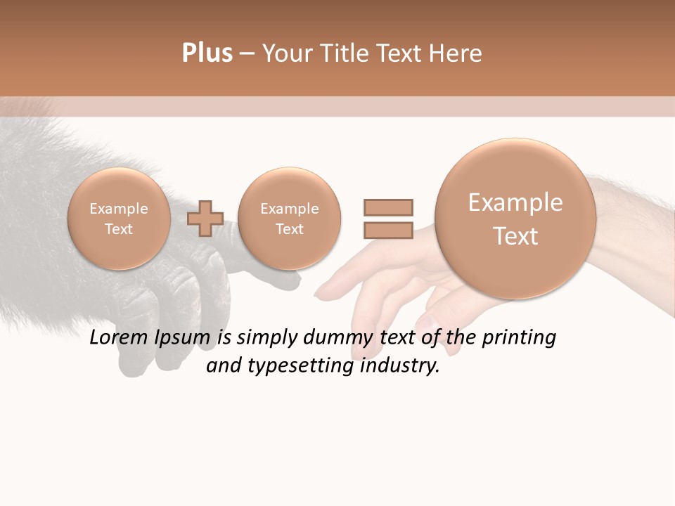 Hand Intelligent Mankind PowerPoint Template