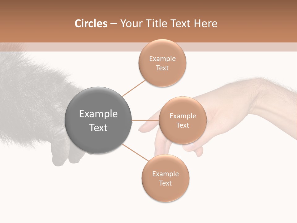 Hand Intelligent Mankind PowerPoint Template