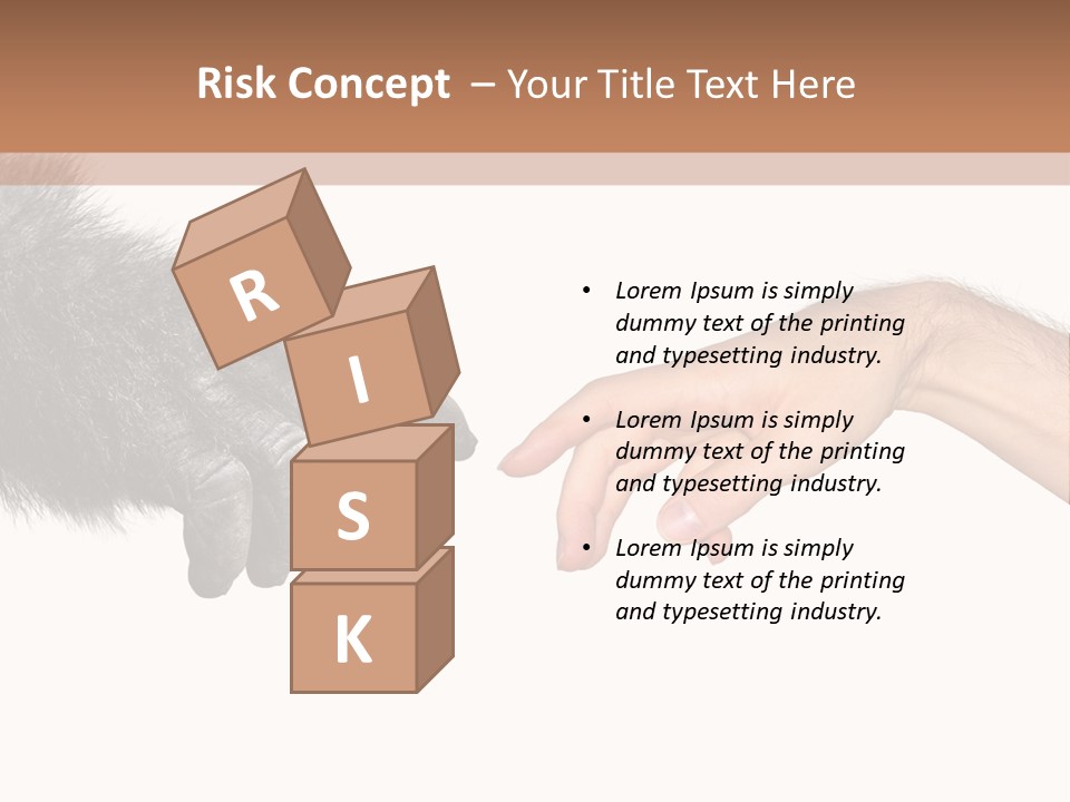 Hand Intelligent Mankind PowerPoint Template