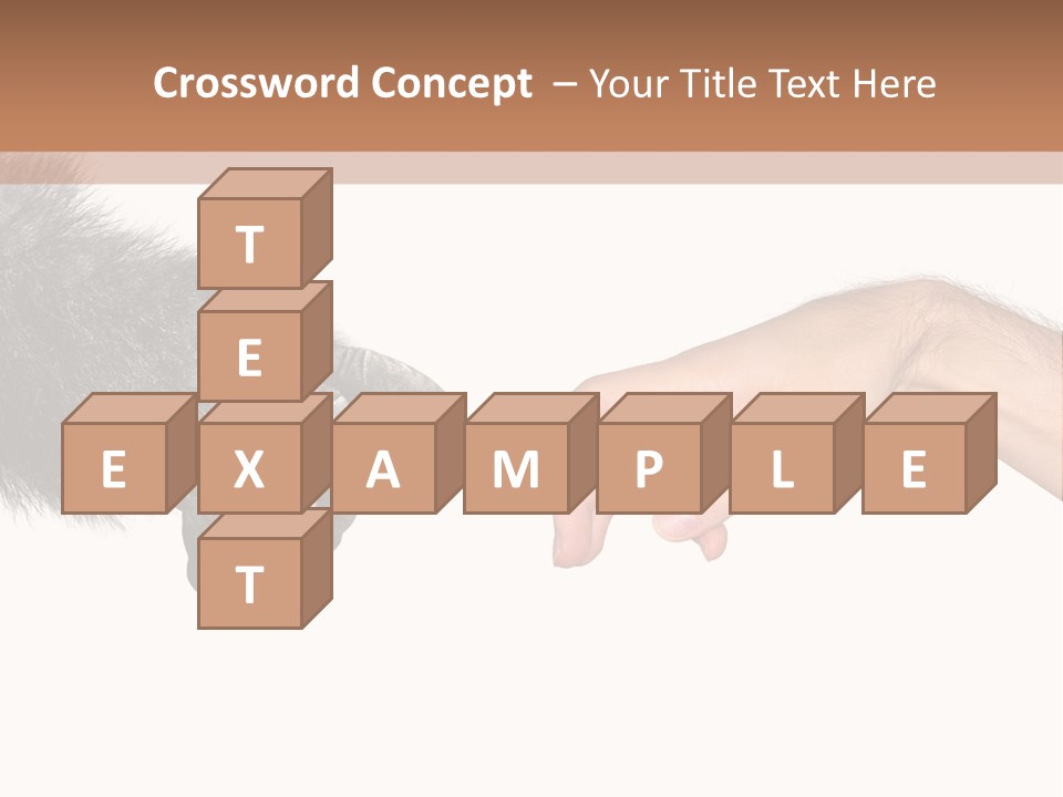 Hand Intelligent Mankind PowerPoint Template