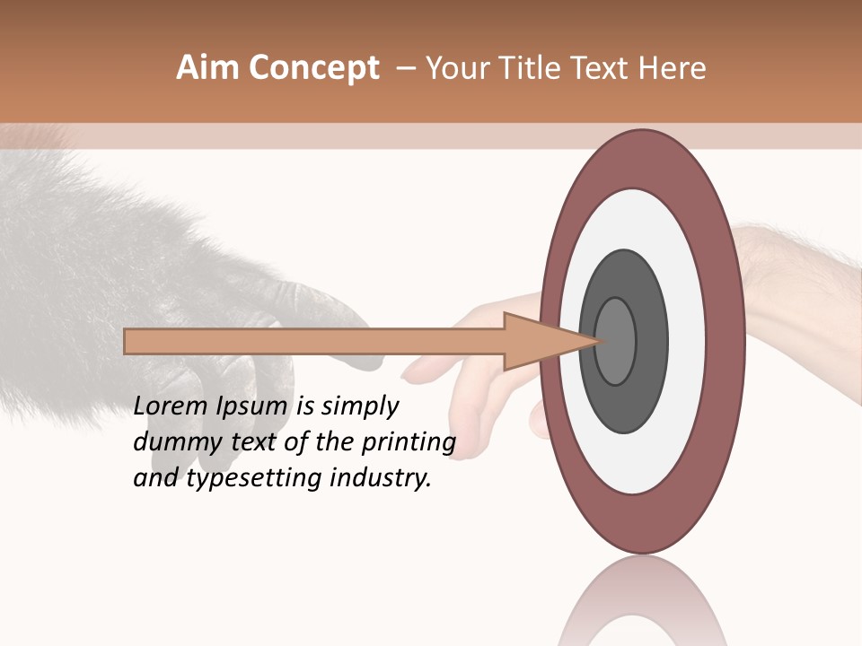 Hand Intelligent Mankind PowerPoint Template