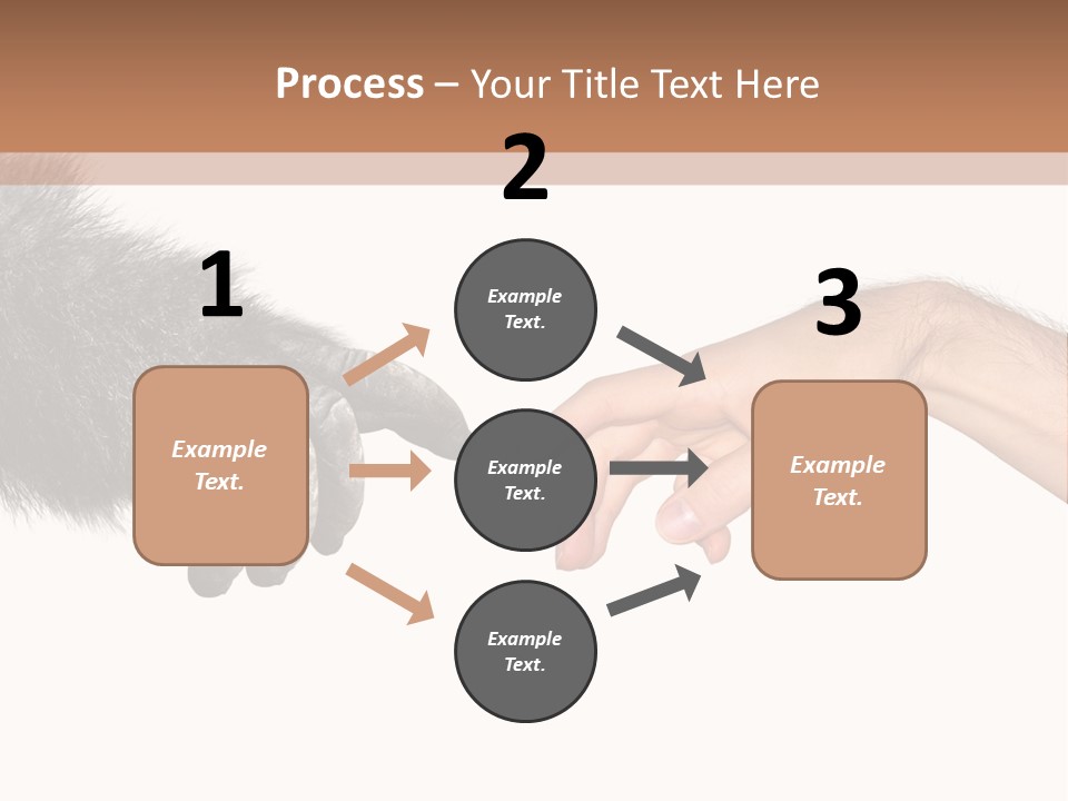 Hand Intelligent Mankind PowerPoint Template
