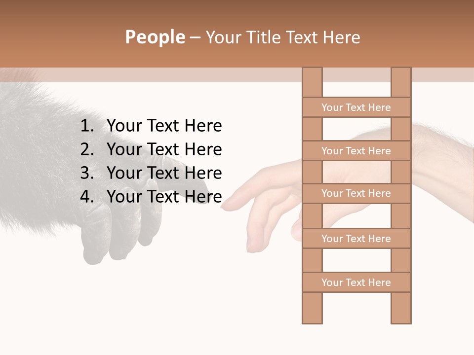 Hand Intelligent Mankind PowerPoint Template