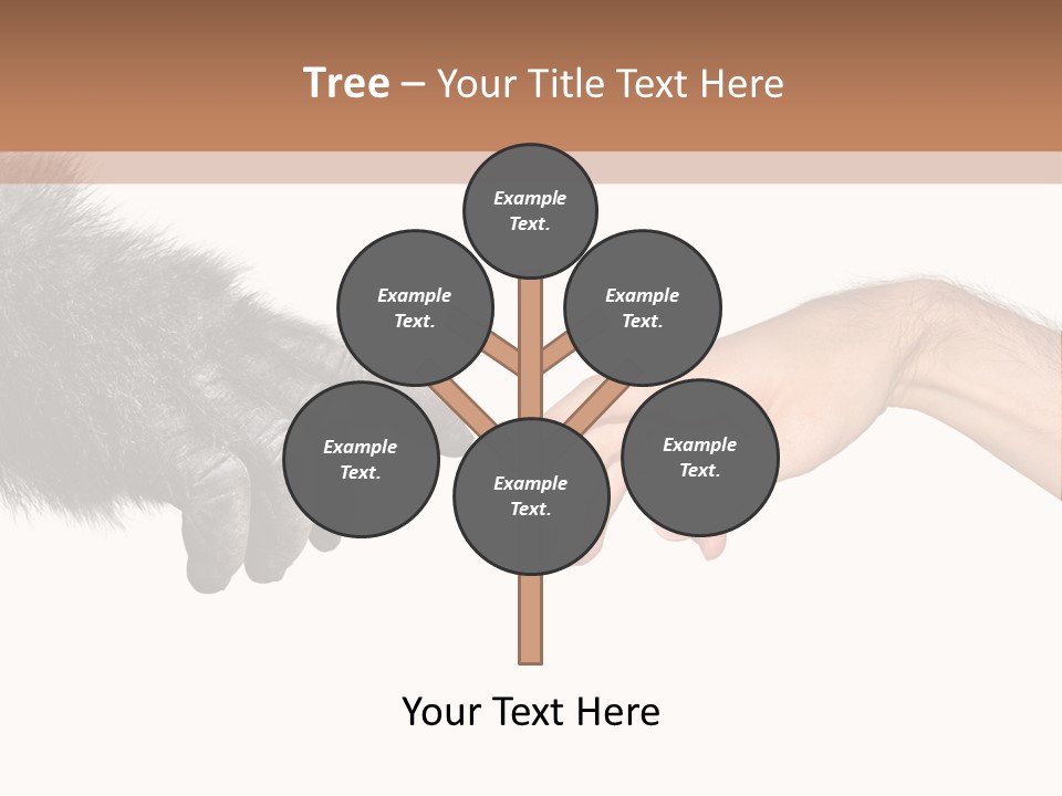 Hand Intelligent Mankind PowerPoint Template
