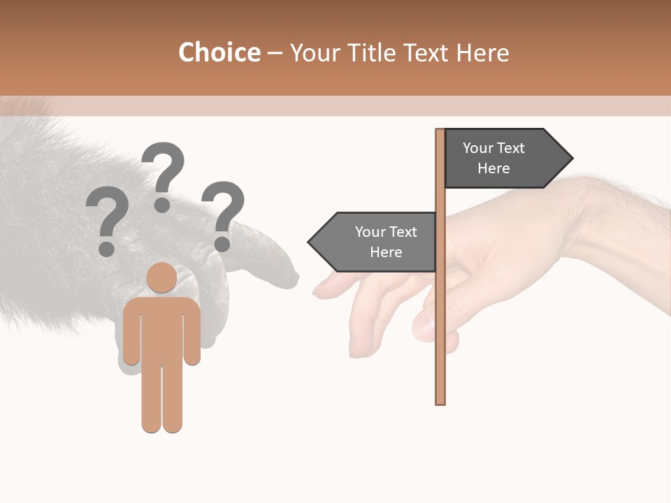 Hand Intelligent Mankind PowerPoint Template