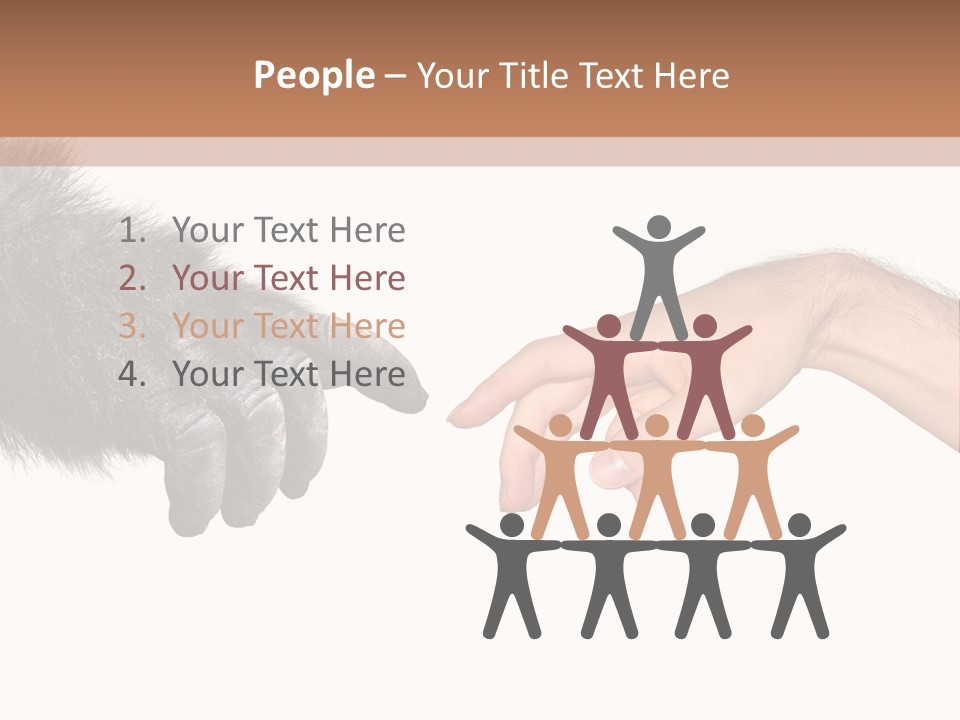 Hand Intelligent Mankind PowerPoint Template