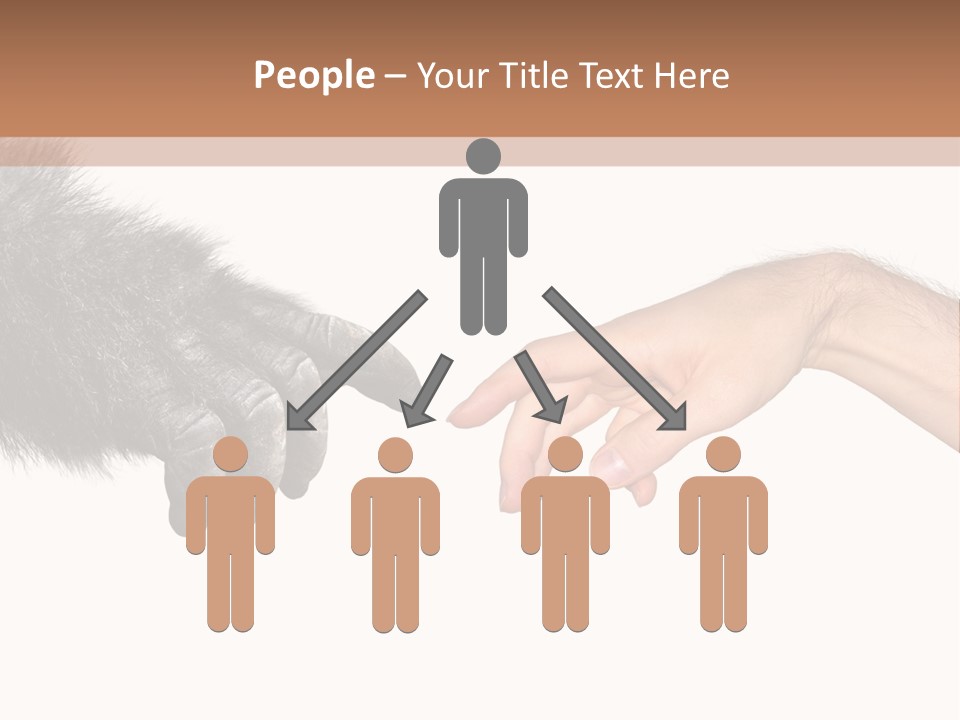 Hand Intelligent Mankind PowerPoint Template