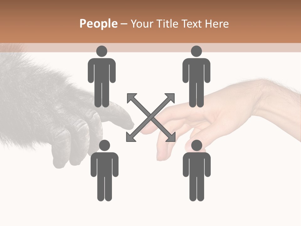 Hand Intelligent Mankind PowerPoint Template