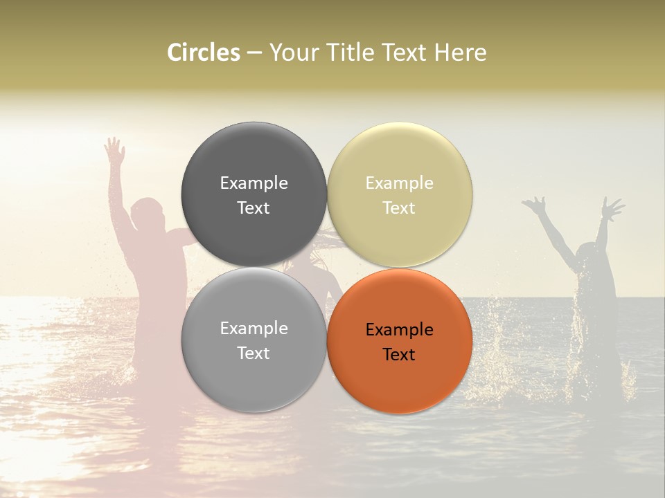 Sea Sun Holiday PowerPoint Template