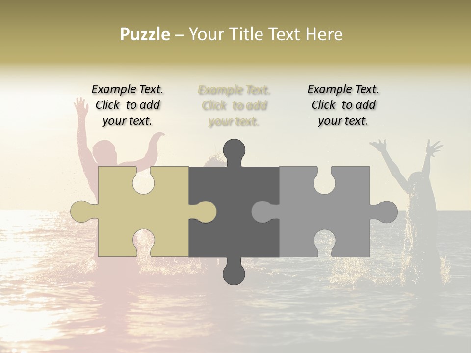 Sea Sun Holiday PowerPoint Template