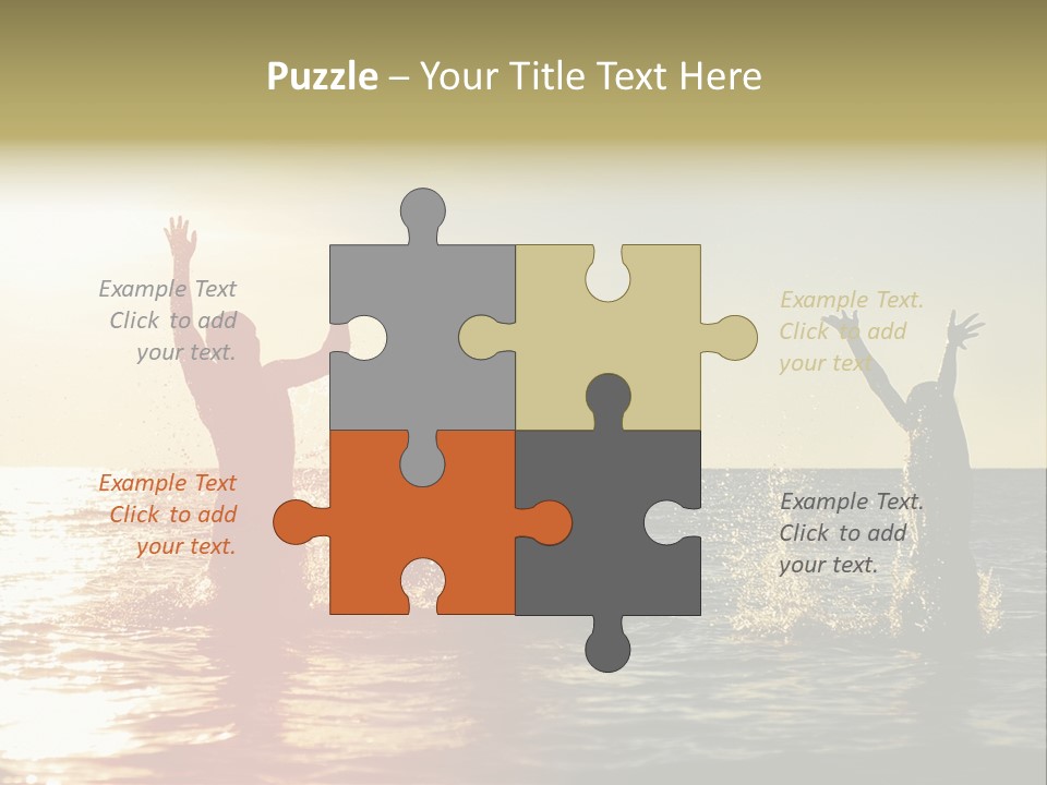 Sea Sun Holiday PowerPoint Template