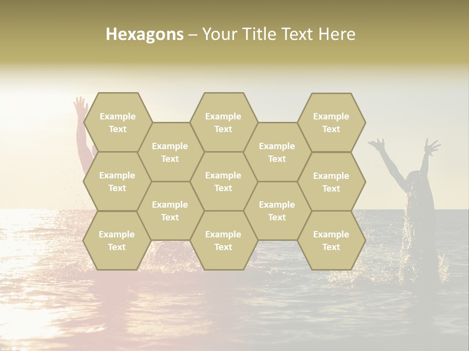 Sea Sun Holiday PowerPoint Template