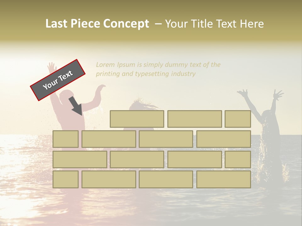 Sea Sun Holiday PowerPoint Template