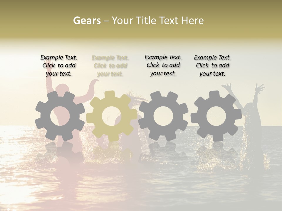 Sea Sun Holiday PowerPoint Template