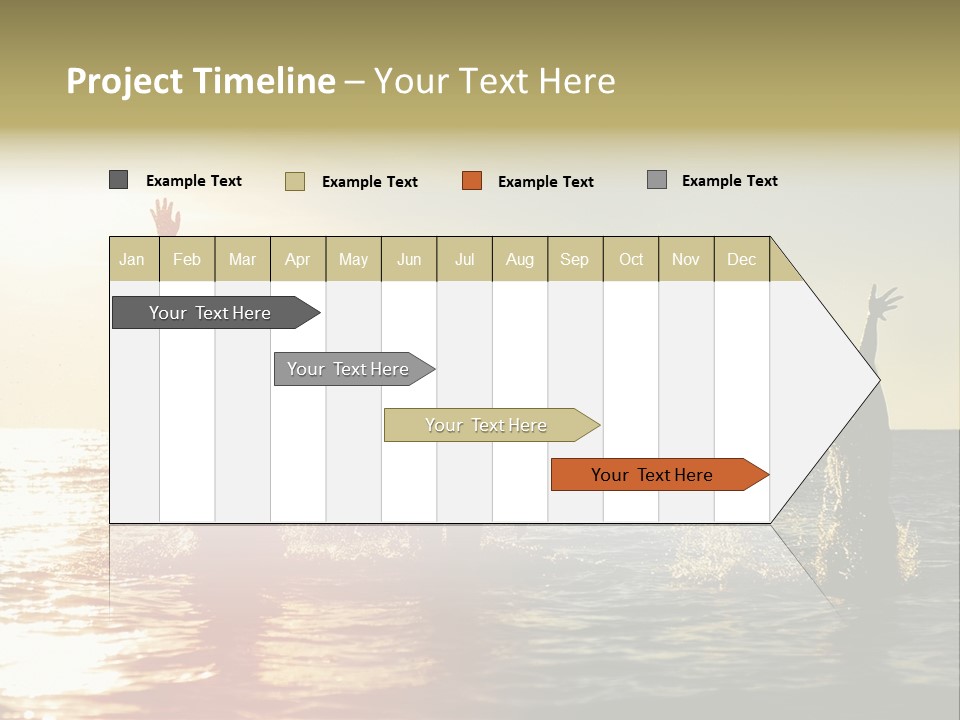 Sea Sun Holiday PowerPoint Template