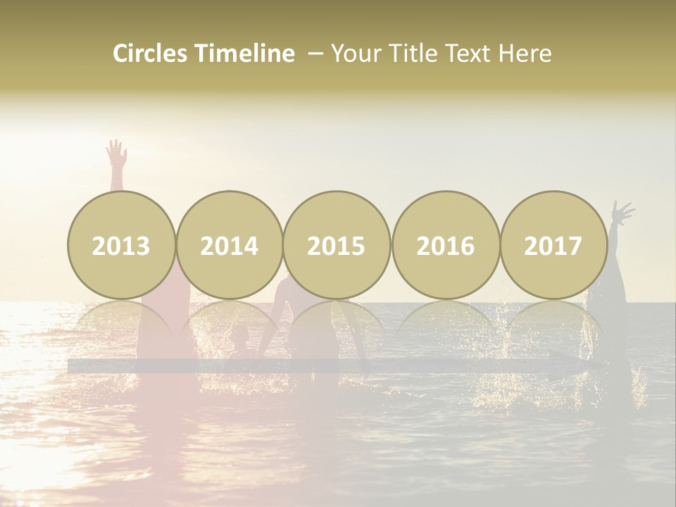 Sea Sun Holiday PowerPoint Template