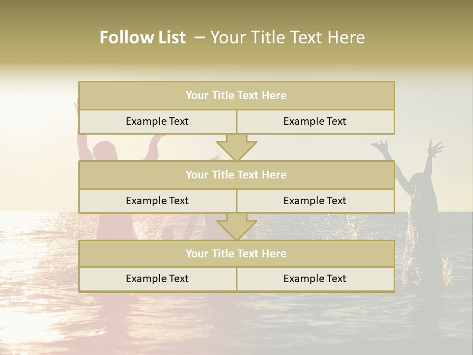 Sea Sun Holiday PowerPoint Template