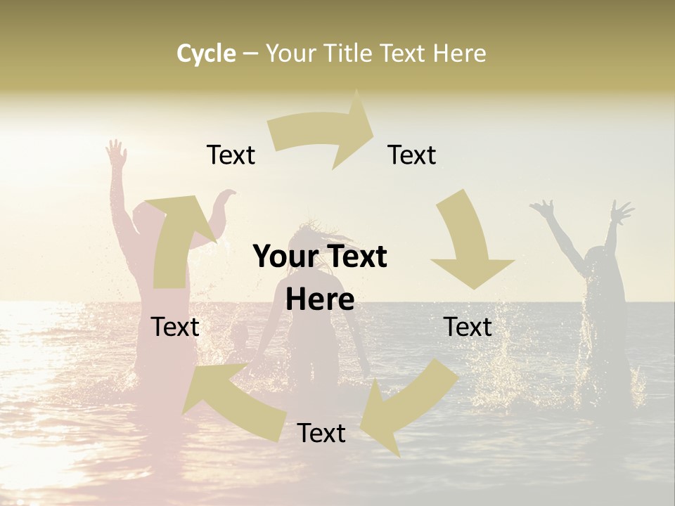 Sea Sun Holiday PowerPoint Template