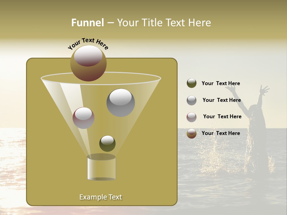 Sea Sun Holiday PowerPoint Template