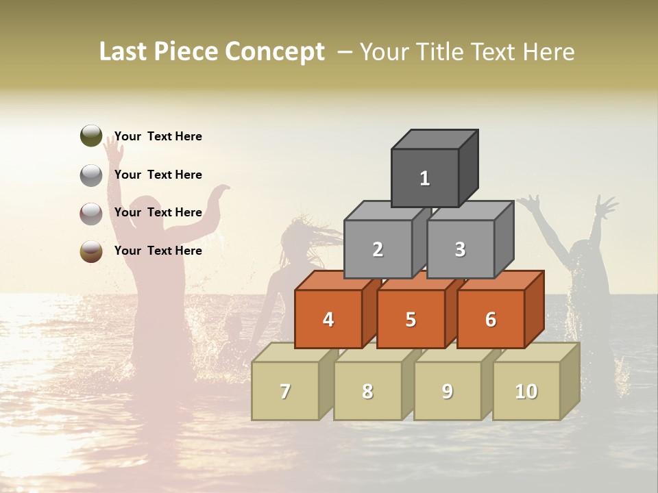 Sea Sun Holiday PowerPoint Template