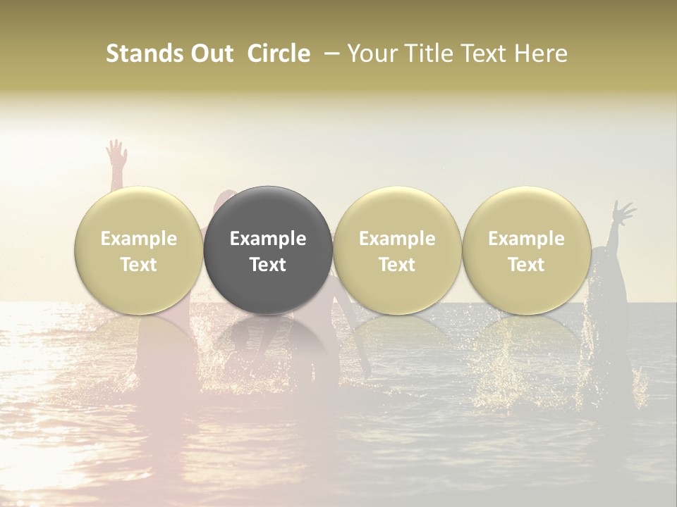 Sea Sun Holiday PowerPoint Template