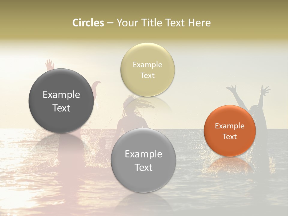 Sea Sun Holiday PowerPoint Template