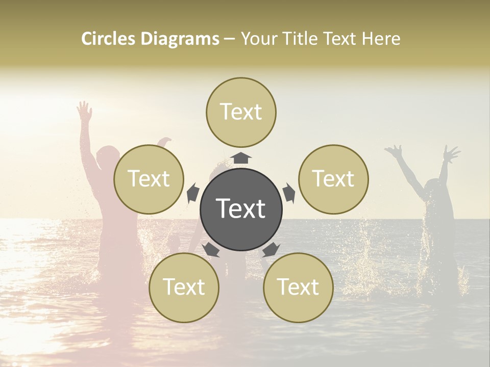 Sea Sun Holiday PowerPoint Template