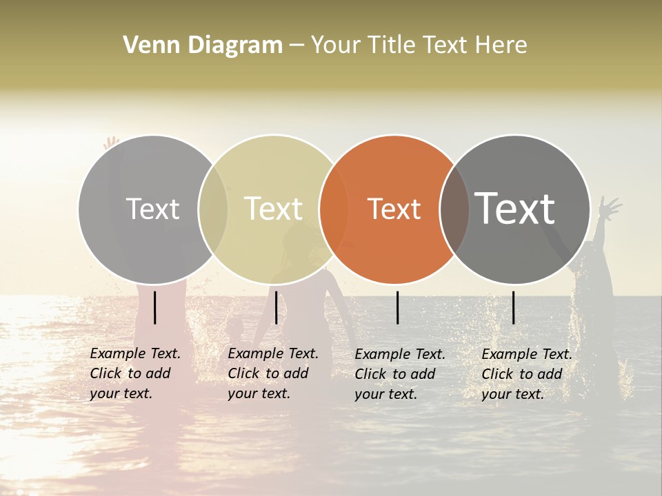 Sea Sun Holiday PowerPoint Template