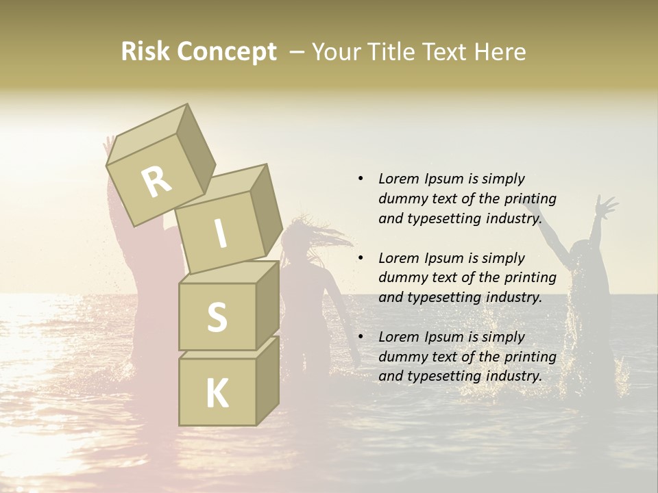 Sea Sun Holiday PowerPoint Template