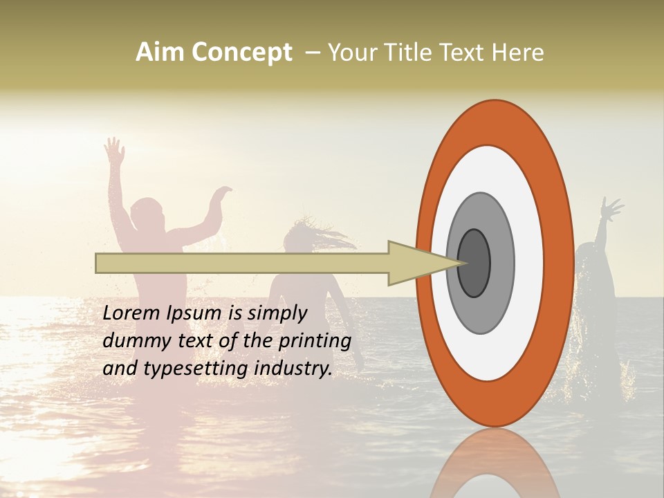 Sea Sun Holiday PowerPoint Template