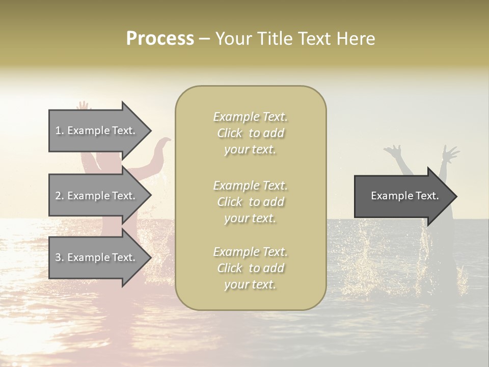 Sea Sun Holiday PowerPoint Template