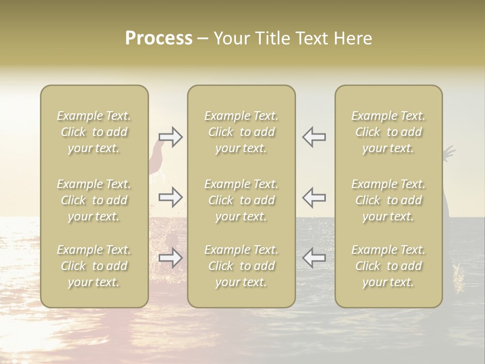 Sea Sun Holiday PowerPoint Template
