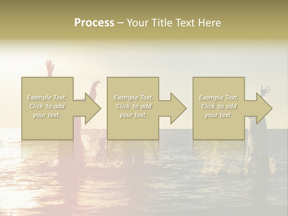 Sea Sun Holiday PowerPoint Template