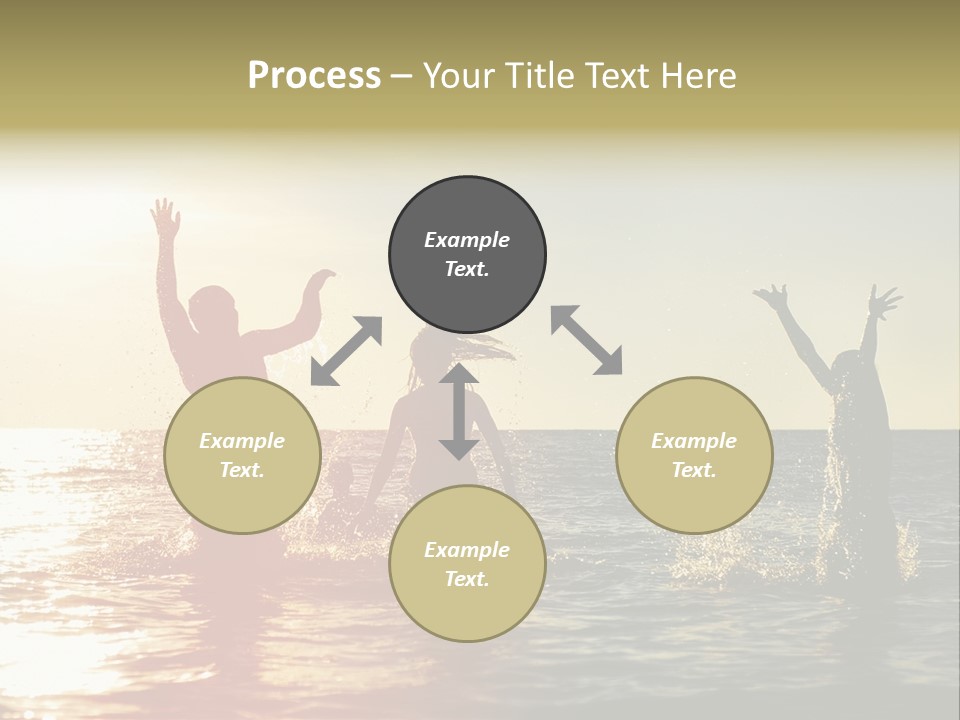 Sea Sun Holiday PowerPoint Template