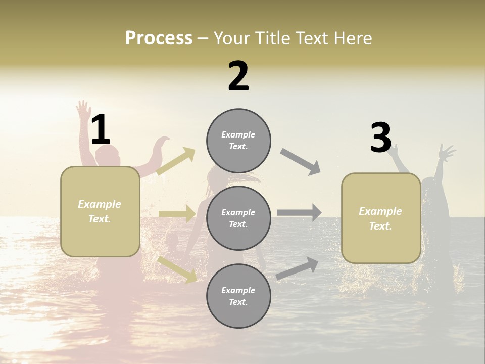 Sea Sun Holiday PowerPoint Template