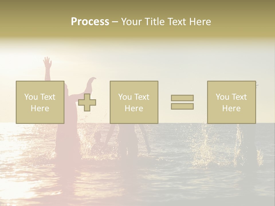 Sea Sun Holiday PowerPoint Template